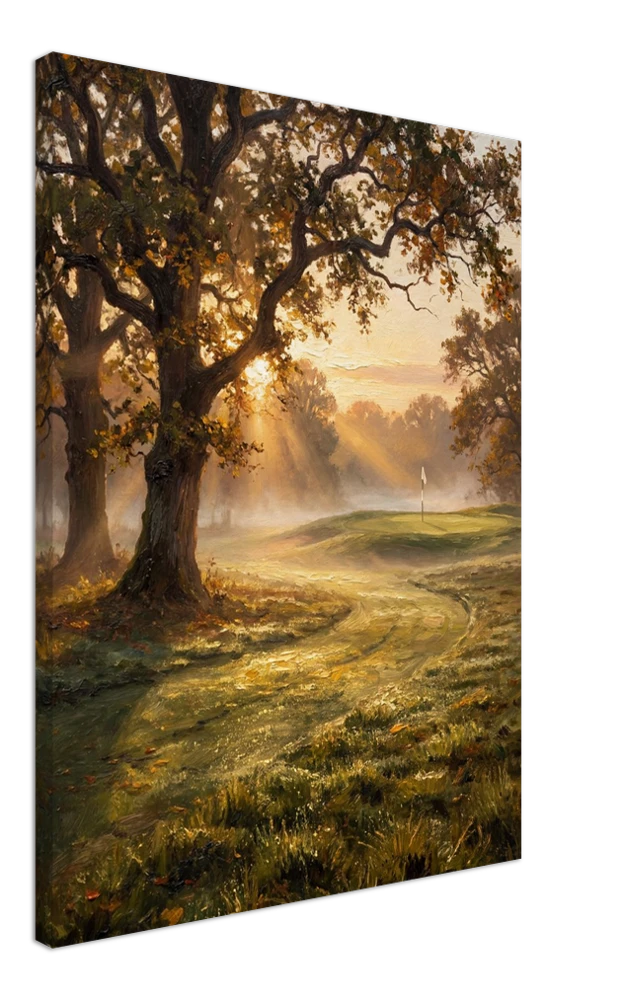 The First Tee on canvas.