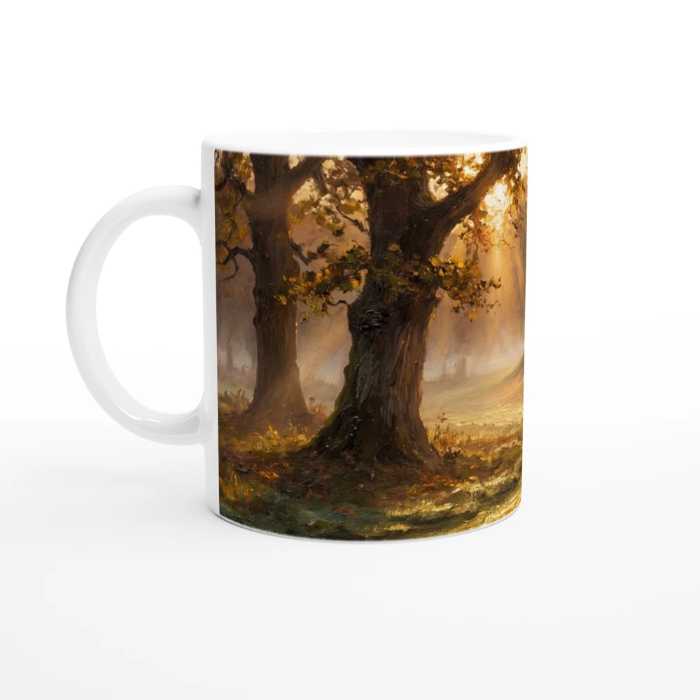 The First Tee on a white mug.