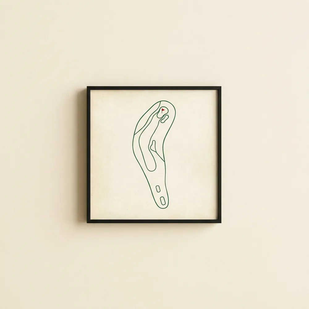 Course Print — Their Course as Wall Art