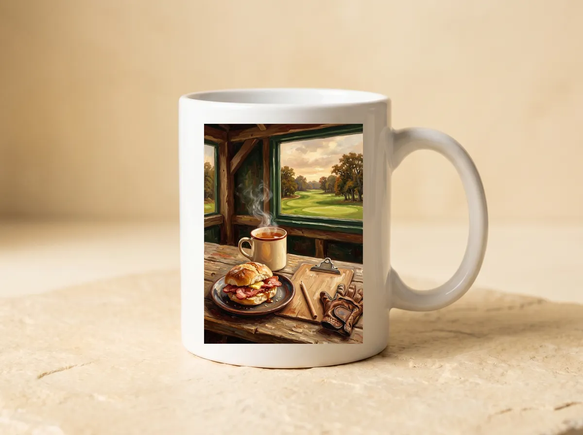 The Halfway Hut on the mug